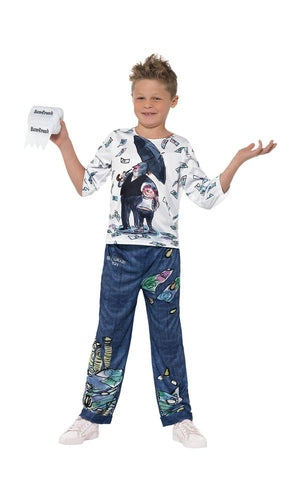 Deluxe Billionaire Boy Costume For Kids - David Walliams