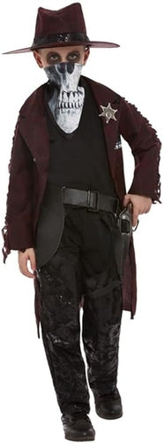 Deluxe Dark Spirit Western Cowboy Costume Child