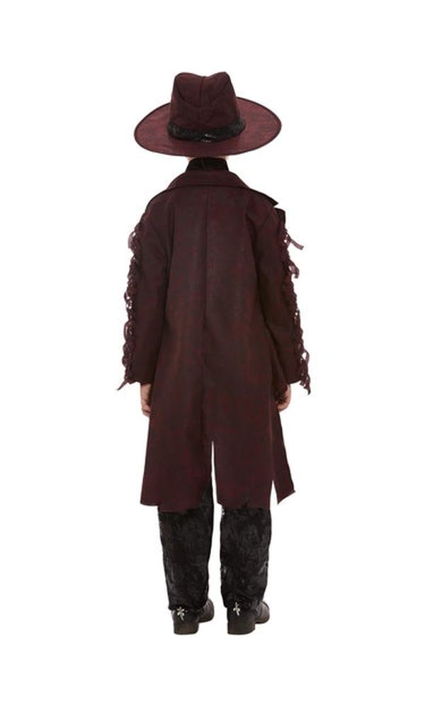 Deluxe Dark Spirit Western Cowboy Costume For Kids