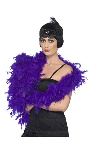 Deluxe Feather Boa, Purple