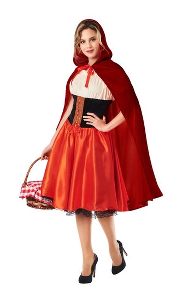 Deluxe Red Riding Hood Costume For Adults