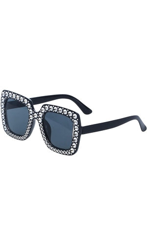 Disco Jewelled Specs, Black