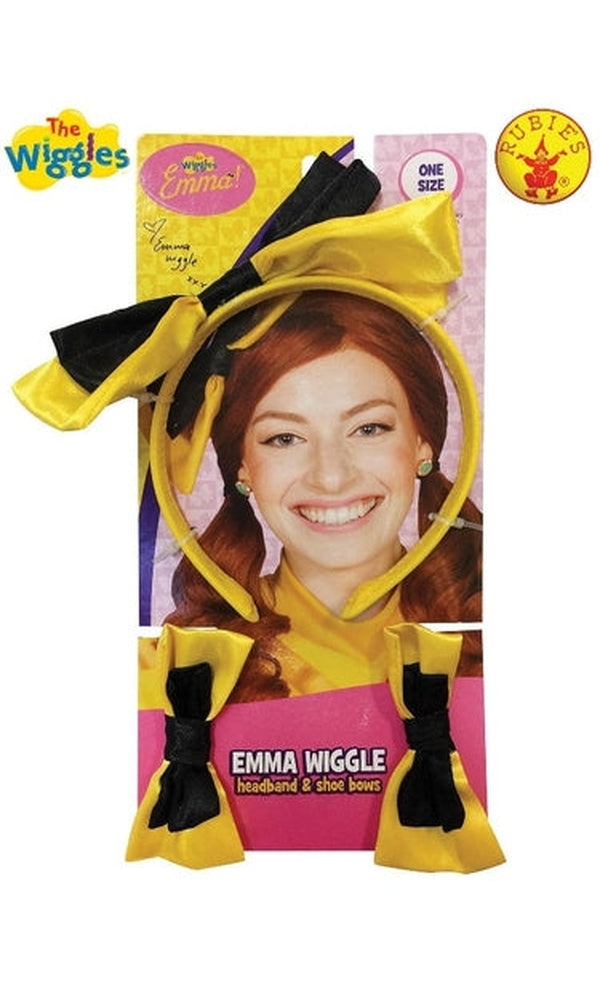 EMMA WIGGLE HEADBAND & SHOE BOWS - CHILD