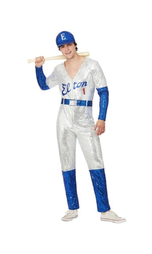 Elton John Deluxe Sequin Baseball Costume