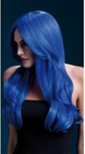 FEVER KHLOE WIG, NEON BLUE