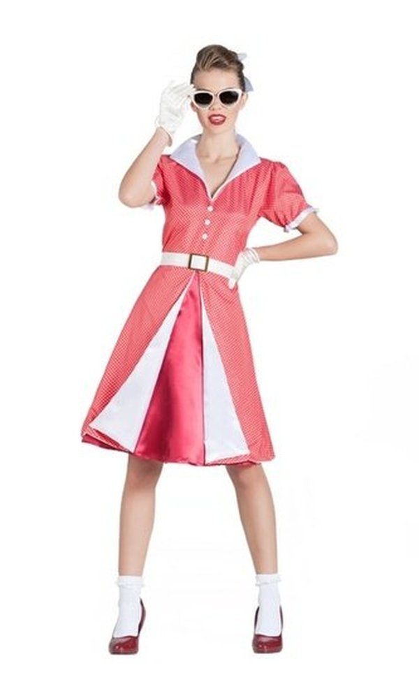 FIFTIES GIRL COSTUME WOMENS