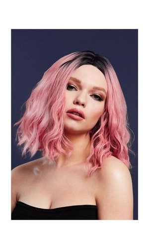 Fever Cara Wig, Ash Pink