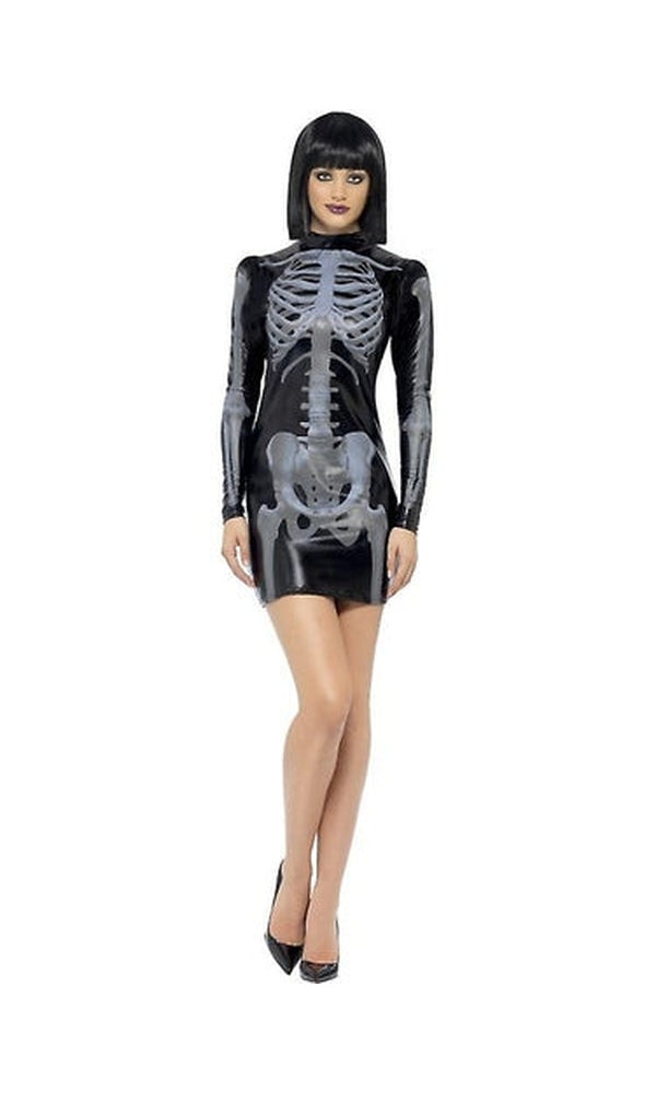 Fever Miss Whiplash Skeleton Costume