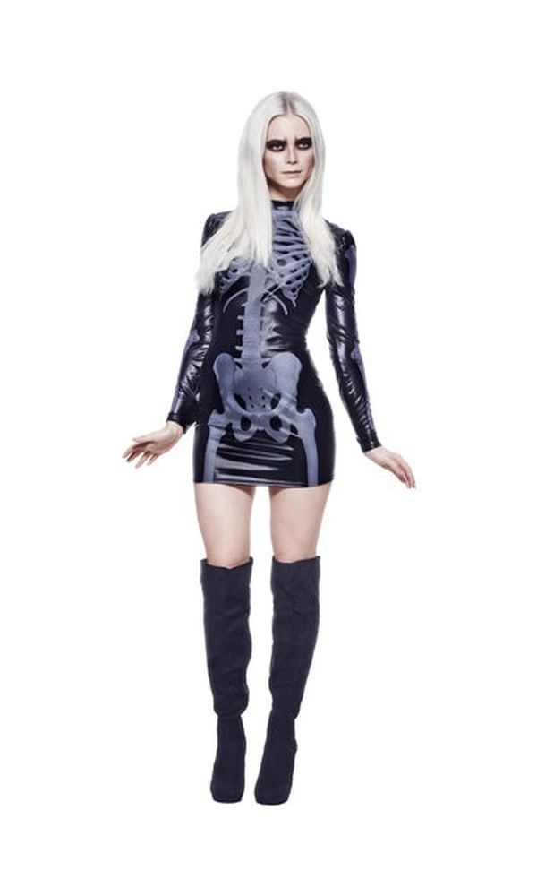 Fever Miss Whiplash Skeleton Costume For Adults