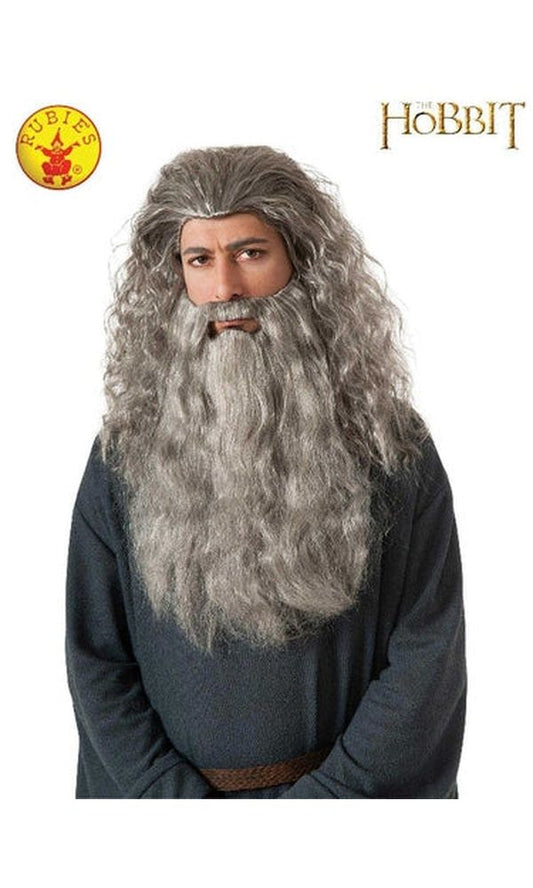 GANDALF BEARD & WIG KIT - ADULT