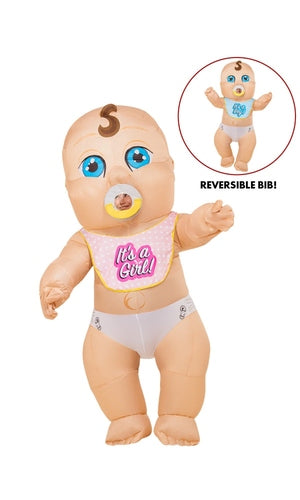 GENDER REVEAL BABY INFLATABLE COSTUME – ADULT