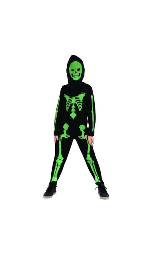 GLOW SKELETON COSTUME KIDS