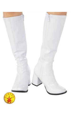 GO GO BOOTS WHITE - ADULT