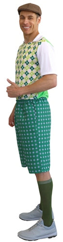 GOLF PRO COSTUME GREEN FOR ADULT