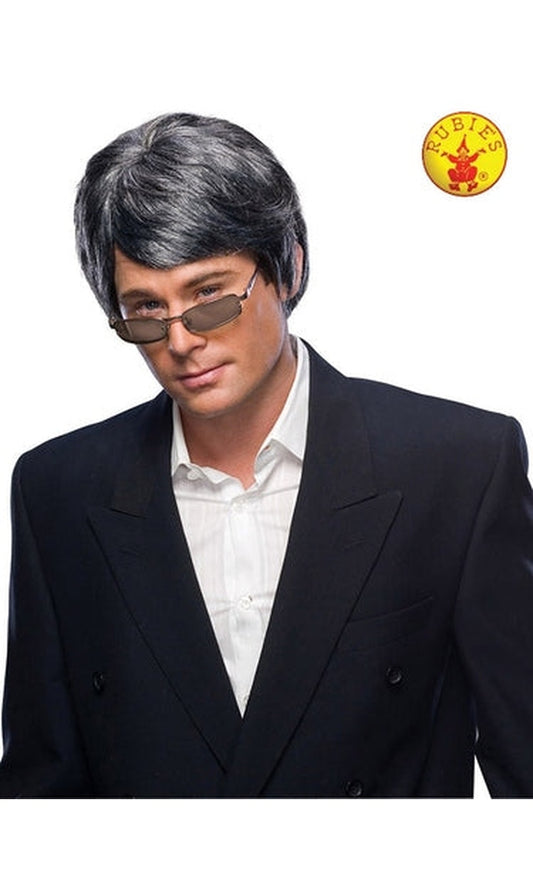 GREY MEN'S WIG - ADULT