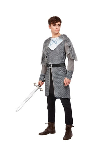 Game of Thrones Winter Warrior King Costume, Grey