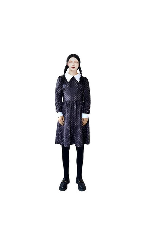 Gothic Wednesday Costume For Adults