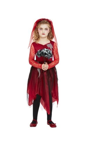 Grave Yard Bride Costume Child