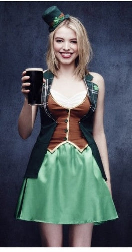 Green Oktoberfest Dress Costume