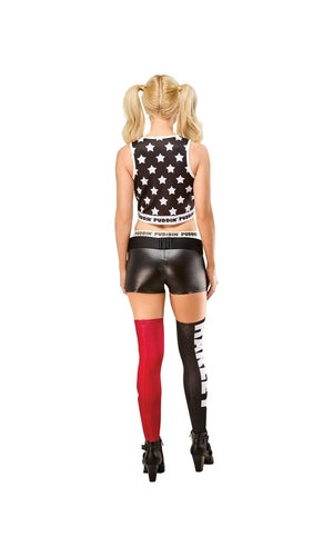 HARLEY QUINN DELUXE COSTUME FOR ADULTS - DC COMICS