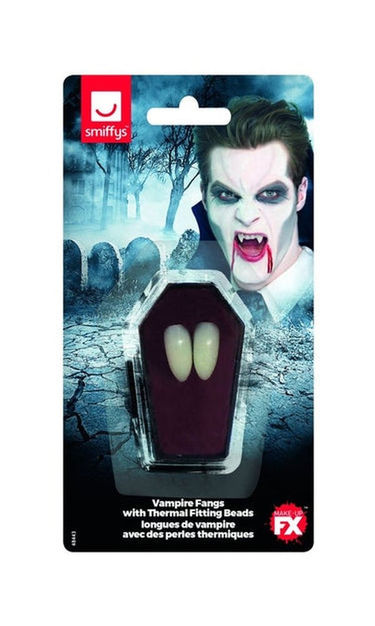 Halloween Vampire Fangs, with Thermal Fitting Beads