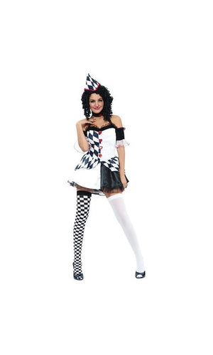 Harlequin Womens Costume