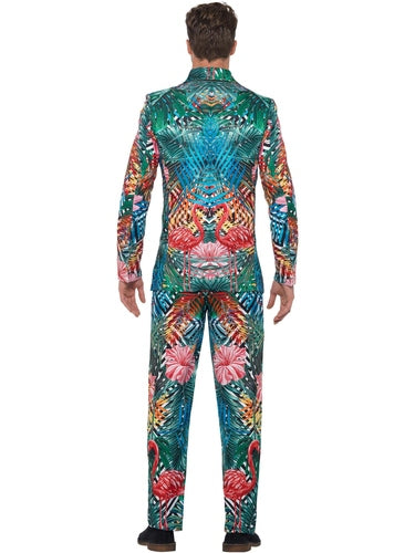 Hawaiian Tropical Flamingo Suit For Adults