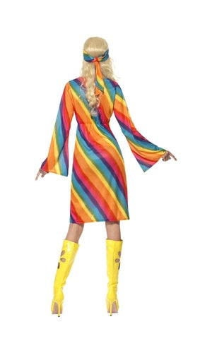 Hippie Rainbow Costume For Adults