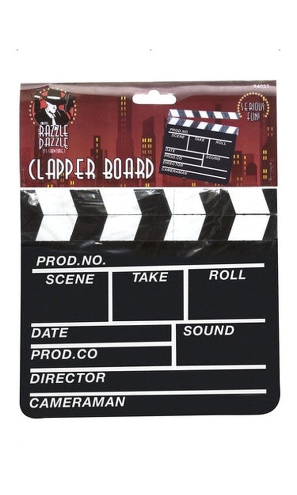 Hollywood Style Clapper Board