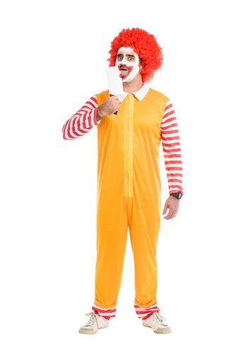 Hungry Clown Costume Ronald McDonald