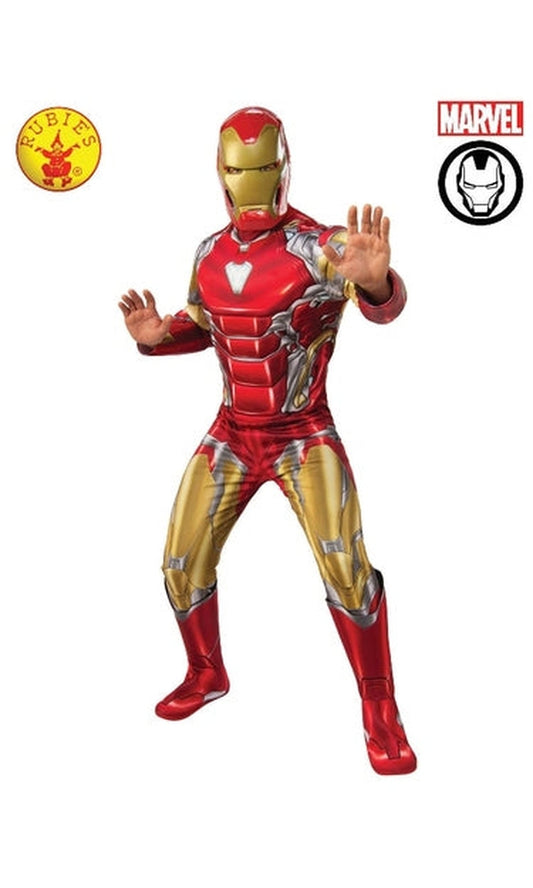 IRON MAN DELUXE COSTUME, ADULT MARVEL