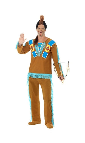 Indian Warrior Costume For Adults