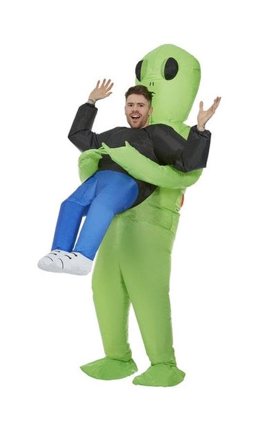 Inflatable Alien Abduction Costume, Green