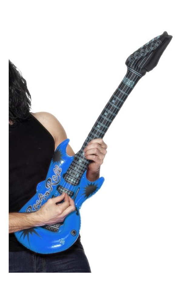 Inflatable Blue Guitar