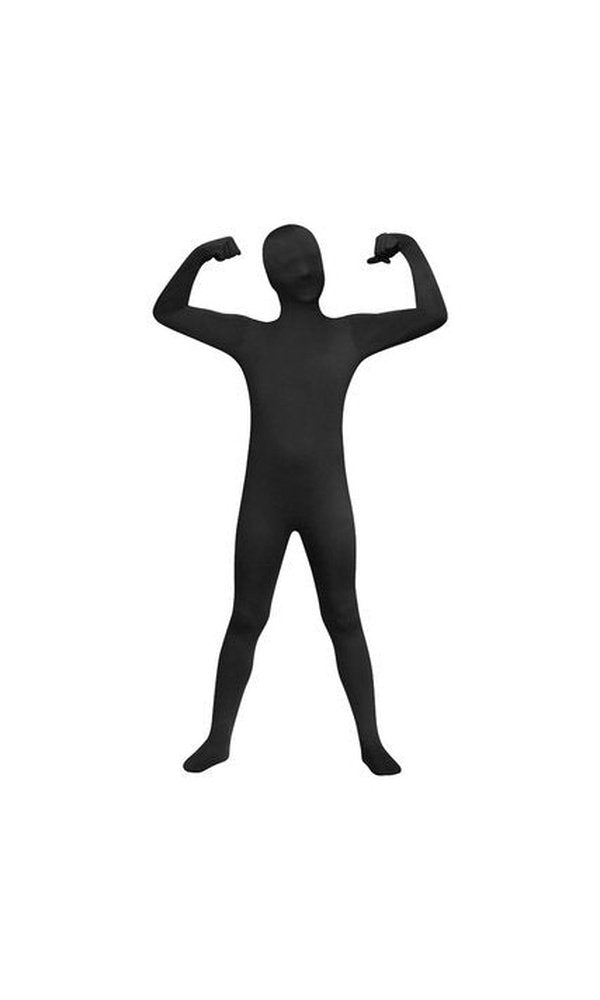 Invisible Man Spandex Costume Black 155cms