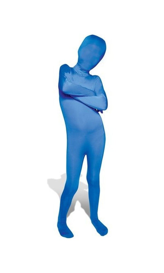 Invisible Man Spandex Costume Blue 155cms