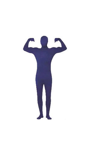 Invisible Man Spandex Costume Blue For Adults
