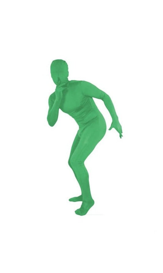 Invisible Man Spandex Costume Green 183cms