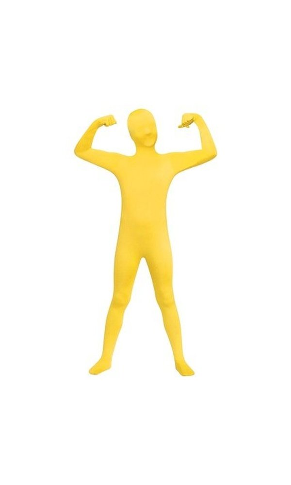 Invisible Man Spandex Costume Yellow 155 cms