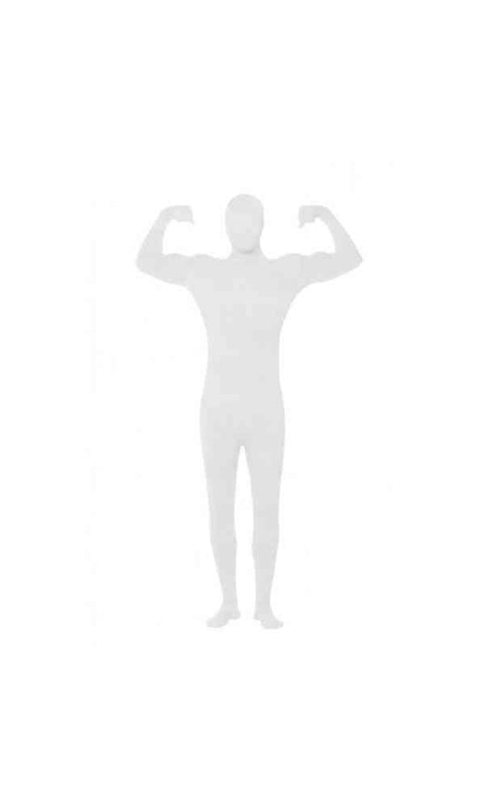 Invisible Skin Suit White For Adults 183cms