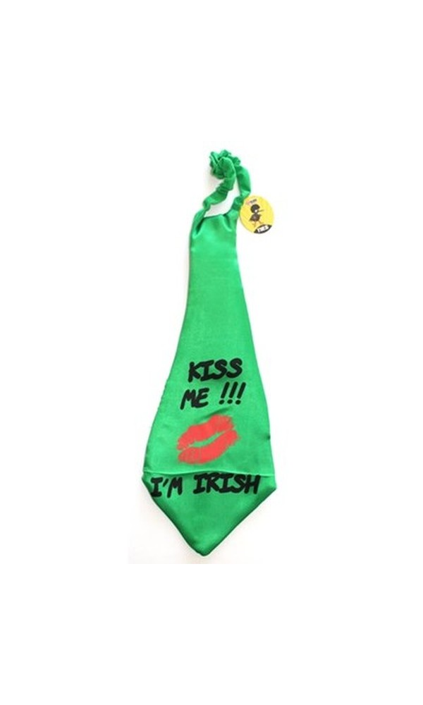 JUMBO TIE - KISS ME I'M IRISH