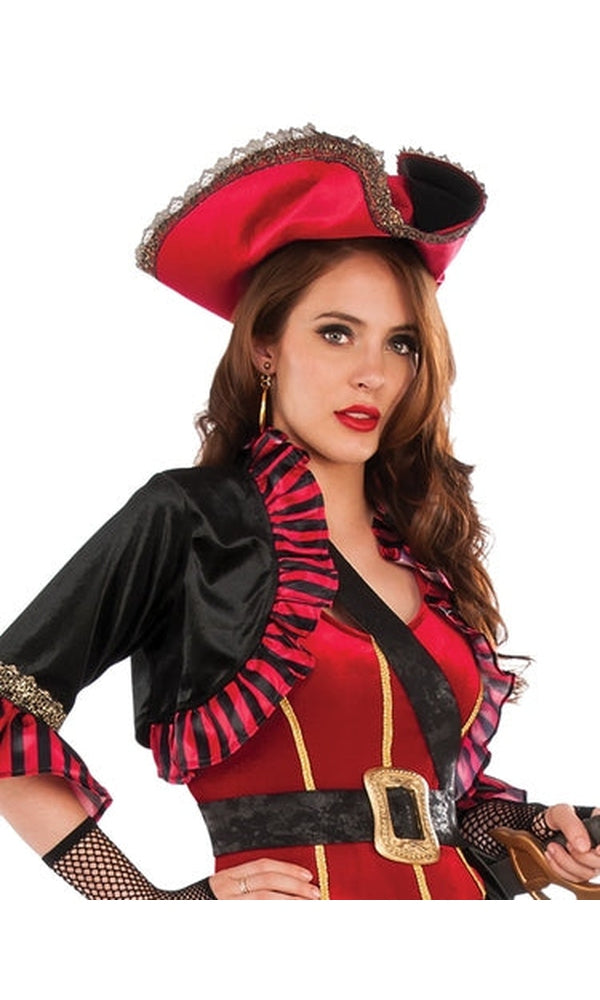 LADY BUCCANEER PIRATE COSTUME, ADULT