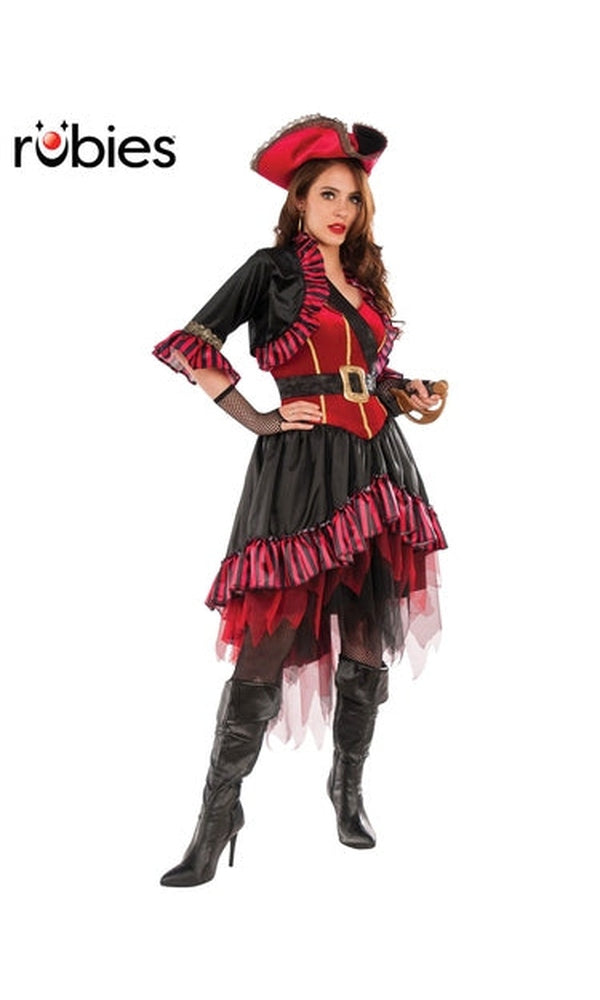 LADY BUCCANEER PIRATE COSTUME, ADULT