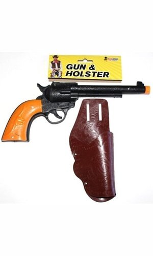 LARGE GUN AND HOLSTER COWBOY ACCESSORY