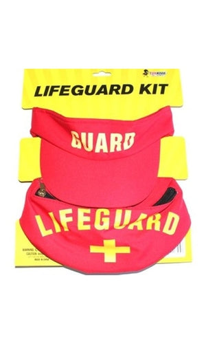 LIFEGAURD VISOR AND BUM BAG