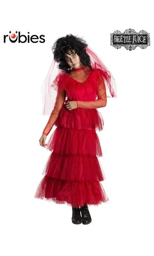 LYDIA DEETZ WEDDING DRESS COSTUME, ADULT