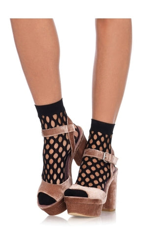 Leg Avenue Nadia Oval Net Ankle Socks