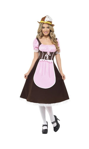 Long Dress Tavern Girl Costume For Adults - Oktoberfest