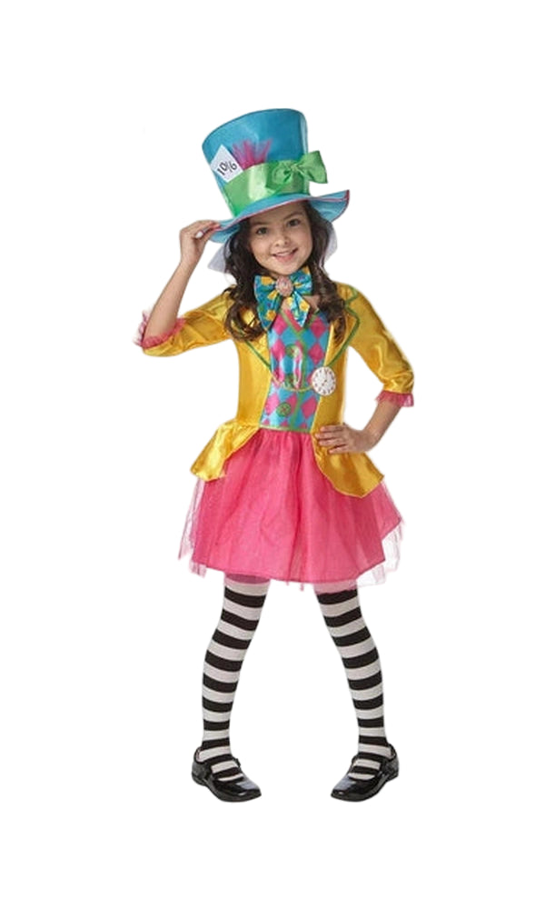 MAD HATTER GIRLS DELUXE COSTUME