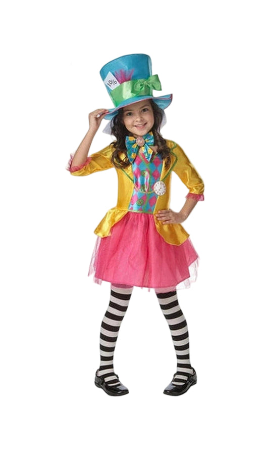 MAD HATTER GIRLS DELUXE COSTUME